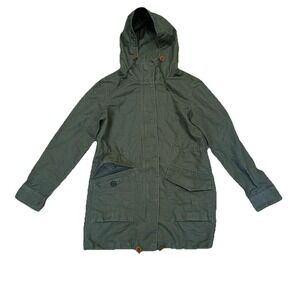 Abercrombie & Fitch Women's Green Army Utility Jacket Size XS Military Chore